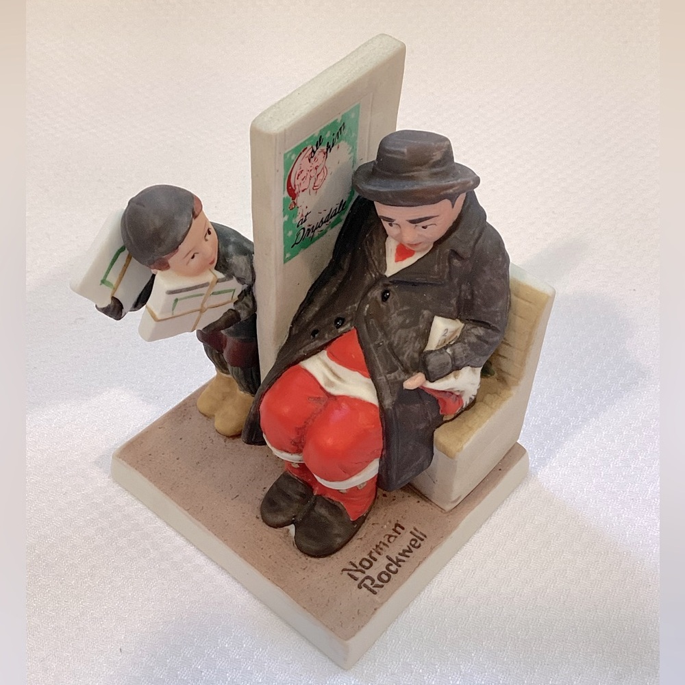 Vintage Norman Rockwell by Dave Grossman Designs 1983 NR-245 Santa On the Train